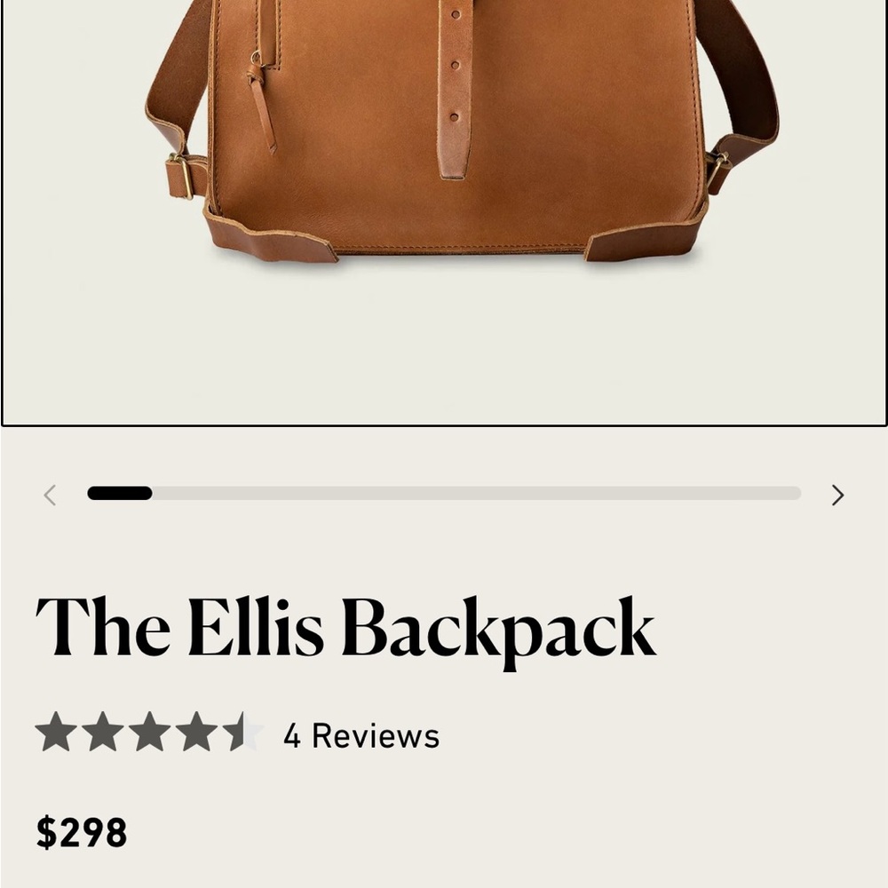 Wp Standard Leather Ellis Backpack - image 5
